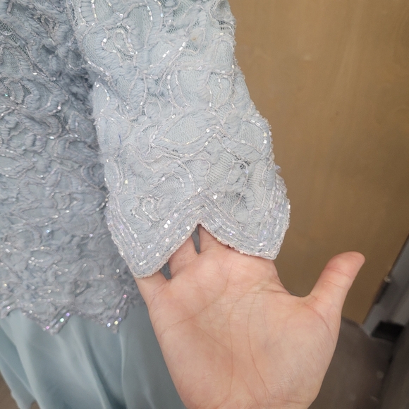 Vintage Beaded Brillante by J.A formal dress - Picture 7 of 7